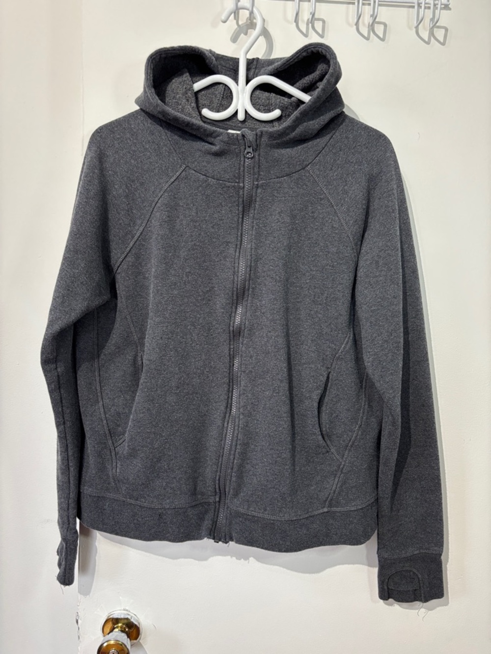 Lole Grey Fleece Hooded Pullover